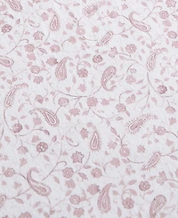 Laura Ashley Paisley Prance Cotton Flannel -Pc. Sheet Set