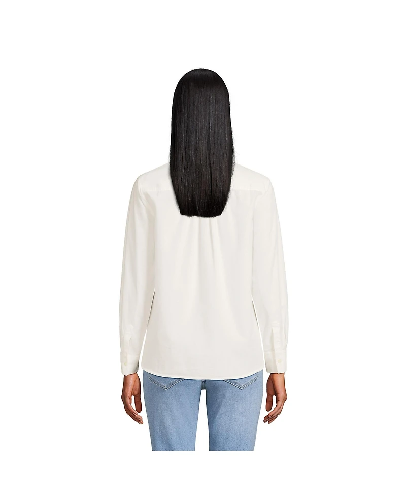 Lands' End Women's Pinwale Cord Long Sleeve Shirt