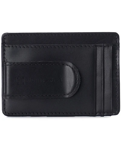 Alpine Swiss Mens Rfid Safe Money Clip Minimalist Wallet Id Window Card Holder