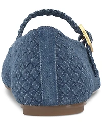 Vince Camuto Women's Vinley Woven Mary Jane Flats