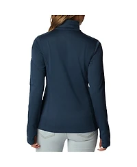 Women's Columbia Navy Dallas Cowboys Park View Omni-Wick Half-Zip Top
