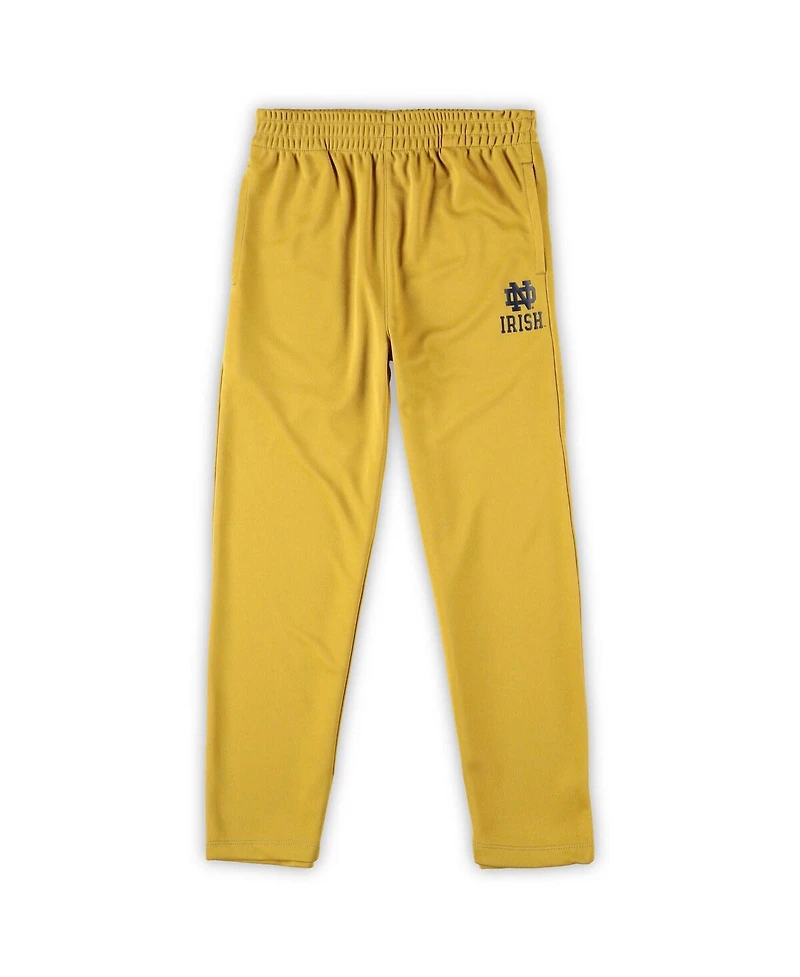 Preschool Boys and Girls Navy, Gold Notre Dame Fighting Irish Red Zone Jersey and Pants Set