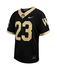 Big Boys Nike #23 Black Wake Forest Demon Deacons Untouchable Replica Game Jersey