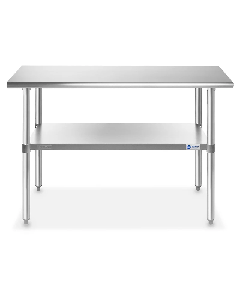 Gridmann x 24 Inch Stainless Steel Table w/ Undershelf
