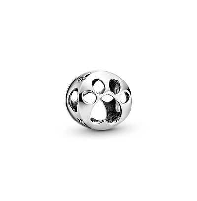 Pandora Sterling Silver Openwork Paw Print Charm