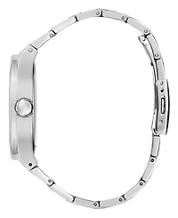 Guess Men's Analog Silver-Tone Stainless Steel Watch 42mm