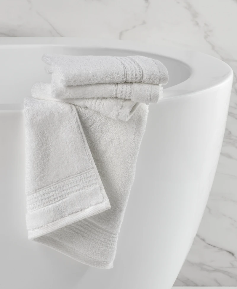 Oake Organic Cotton 4-Pk. Washcloth, Exclusively at Macy's