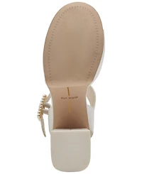 Dolce Vita Women's Bobby Pearls Ankle-Strap Two-Piece Platform Sandals