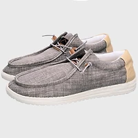 Alpine Swiss Men's Flynn Boat Shoes Lightweight Slip-On Loafers Moc Toe Sailing Deck Shoes Breathable Summer Travel Shoes Light Enough to Float