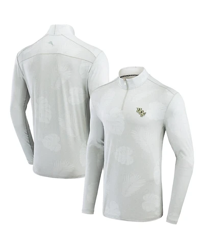 Tommy Bahama Men's Gray Illinois Fighting Illini Delray Frond IslandZone Half-Zip Jacket