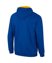 Men's Colosseum Royal Pitt Panthers Half-Zip Hoodie