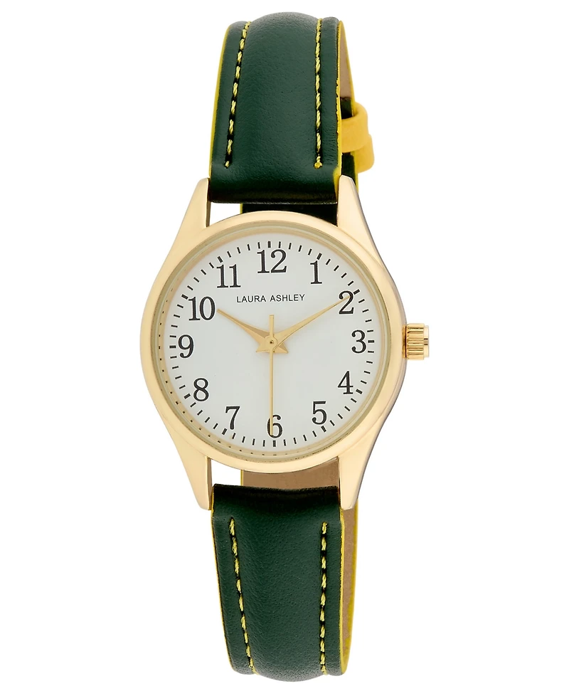 Laura Ashley Women's Quartz Faux Leather Watch 30mm