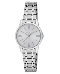 London Fog Women's Quartz Waverly Silver-Tone Alloy Watch 32mm