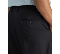 Haggar Men's Big & Tall Premium Comfort Stretch Classic-Fit Solid Flat Front Dress Pants