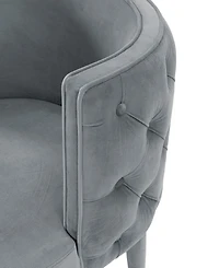 Manhattan Comfort Maya 2-Piece Velvet Upholstered Dining Chair Set