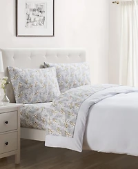 Tahari Home Pine 100% Cotton Flannel 4-Pc. Sheet Set, Full