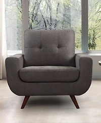 Paige 40.5" Stain-Resistant Fabric Armchair