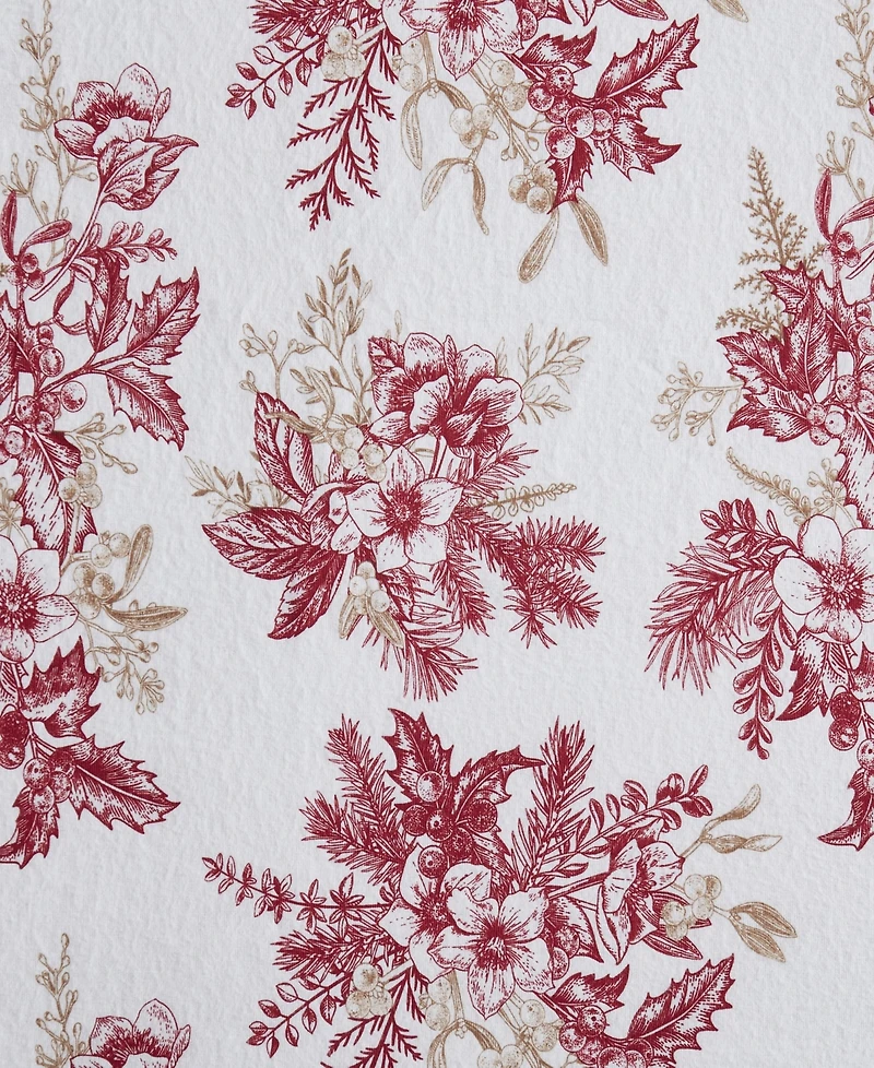 Tahari Home Toile 100% Cotton Flannel 4-Pc. Sheet Set, Full