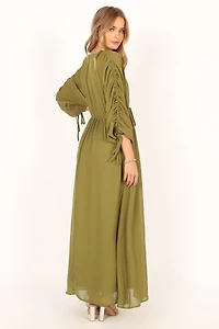 Petal and Pup Women's Ramona Long Sleeve Maxi Dress