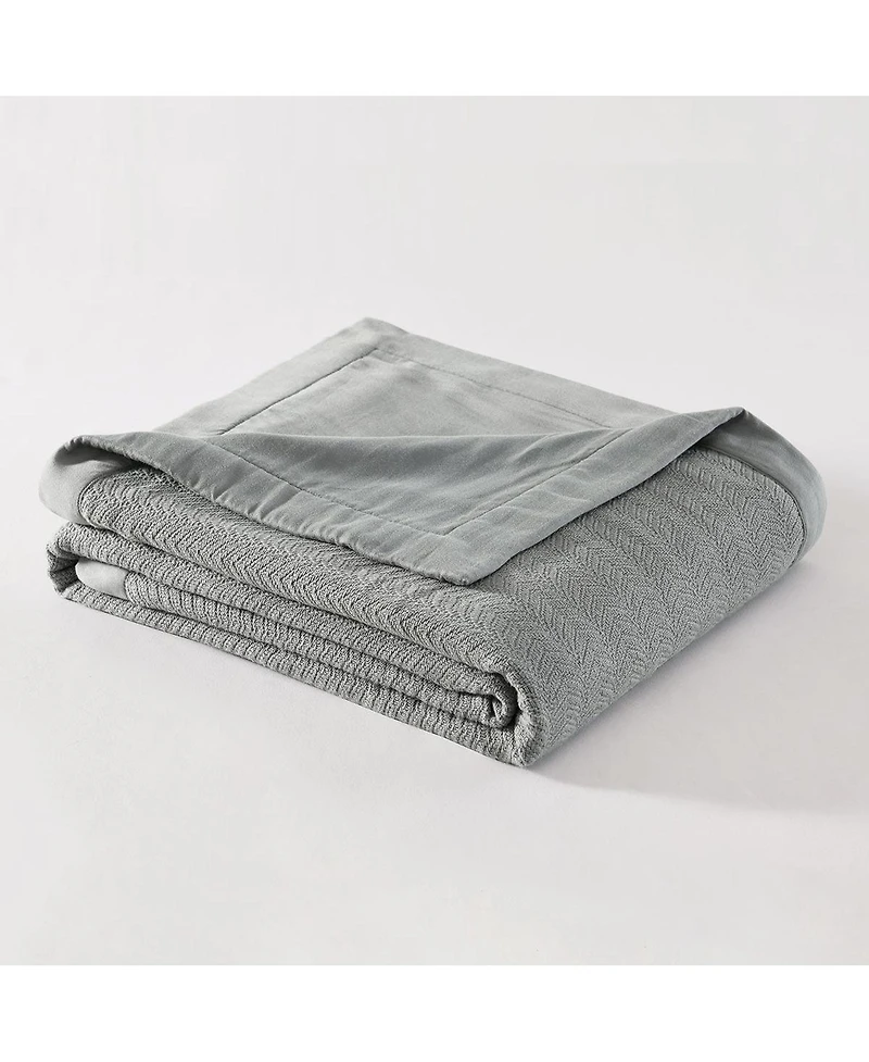 100% Cotton 2-Ply Sheet Blanket/Throw, 50" x 70"
