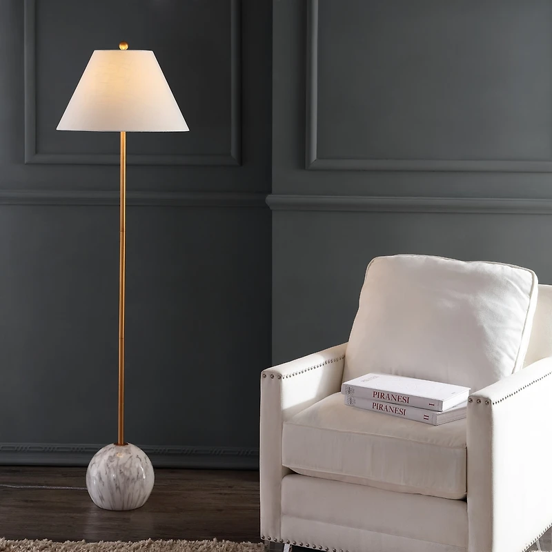 Miami Minimalist Resin/Metal Led Floor Lampite