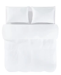 Eddie Bauer All Season RestAssured Down Oversized Comforter with Duvet Tabs, Oversized Queen