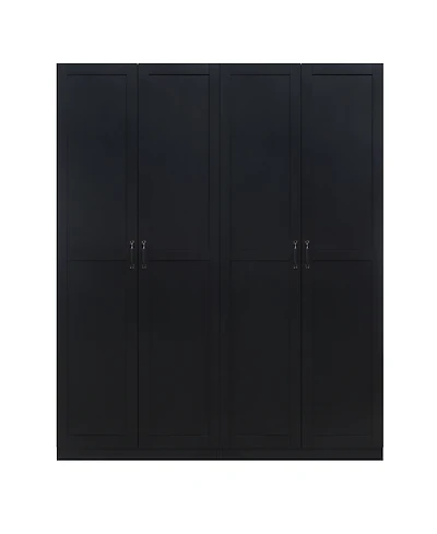 Manhattan Comfort Hopkins 2-Piece 4-Shelf Storage Closet Set