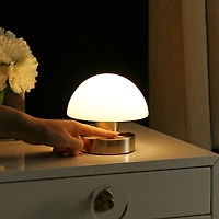 Zoe Bohemian Farmhouse Iron Rechargeable Integrated Led Table Lamp