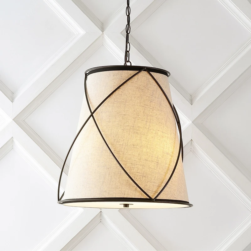 Milo Rustic Farmhouse Iron Led Pendant