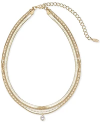Ettika Multi-Chain Layered Gold Plated Necklace