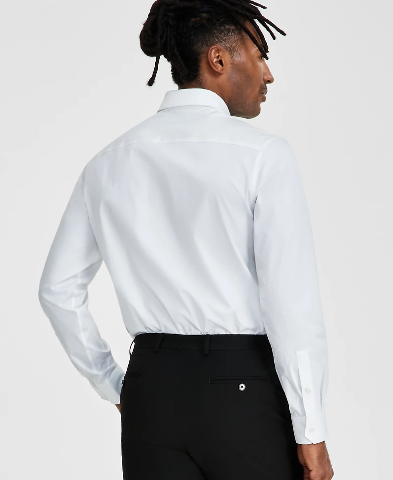 Alfani Men's Slim-Fit Solid Tuxedo Shirt, Created for Macy's