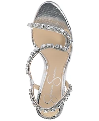 Jessica Simpson Women's Jaycin Barely-There Rhinestone Evening Sandals