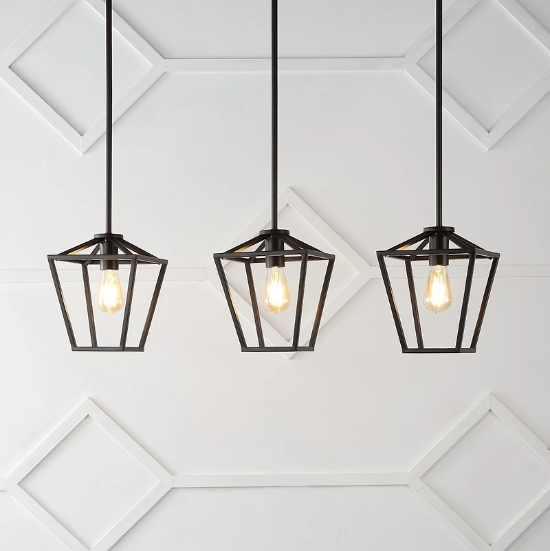 Jonathan Y Grace Industrial Farmhouse Led Pendant