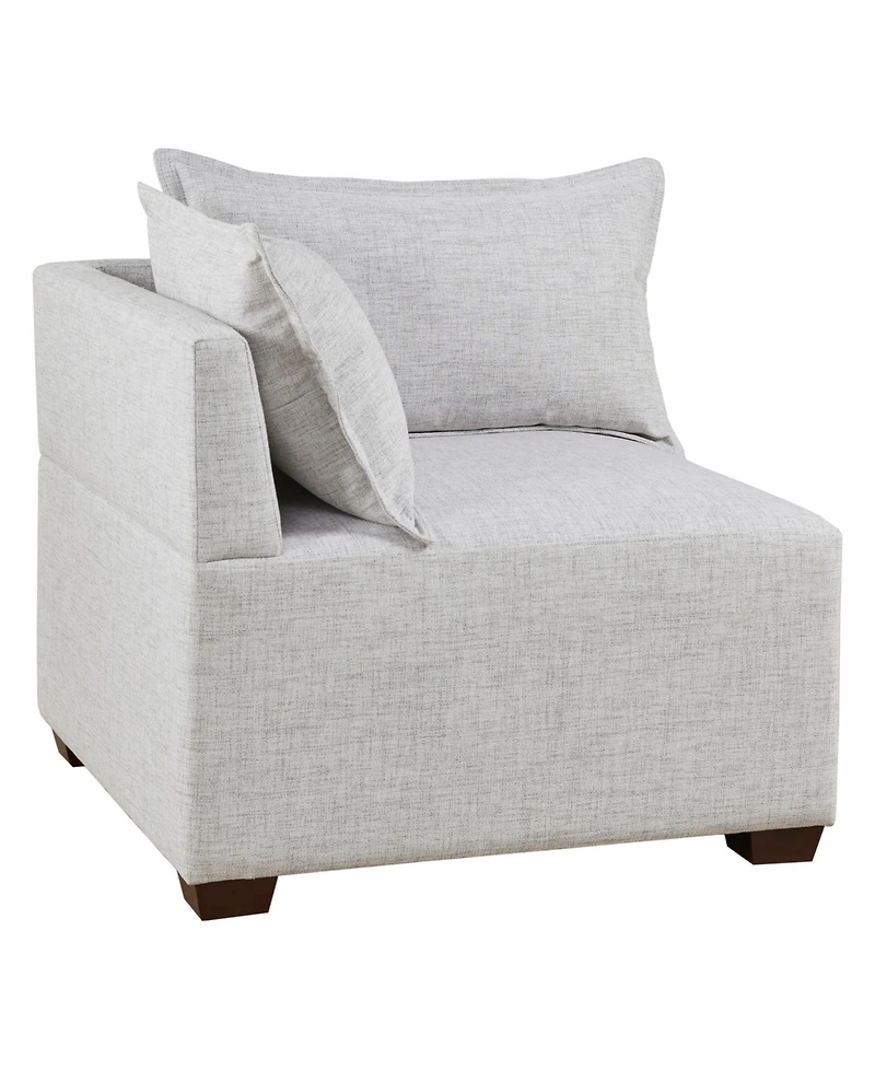 Ink+Ivy 34" Molly Wide Fabric Modular Corner Chair