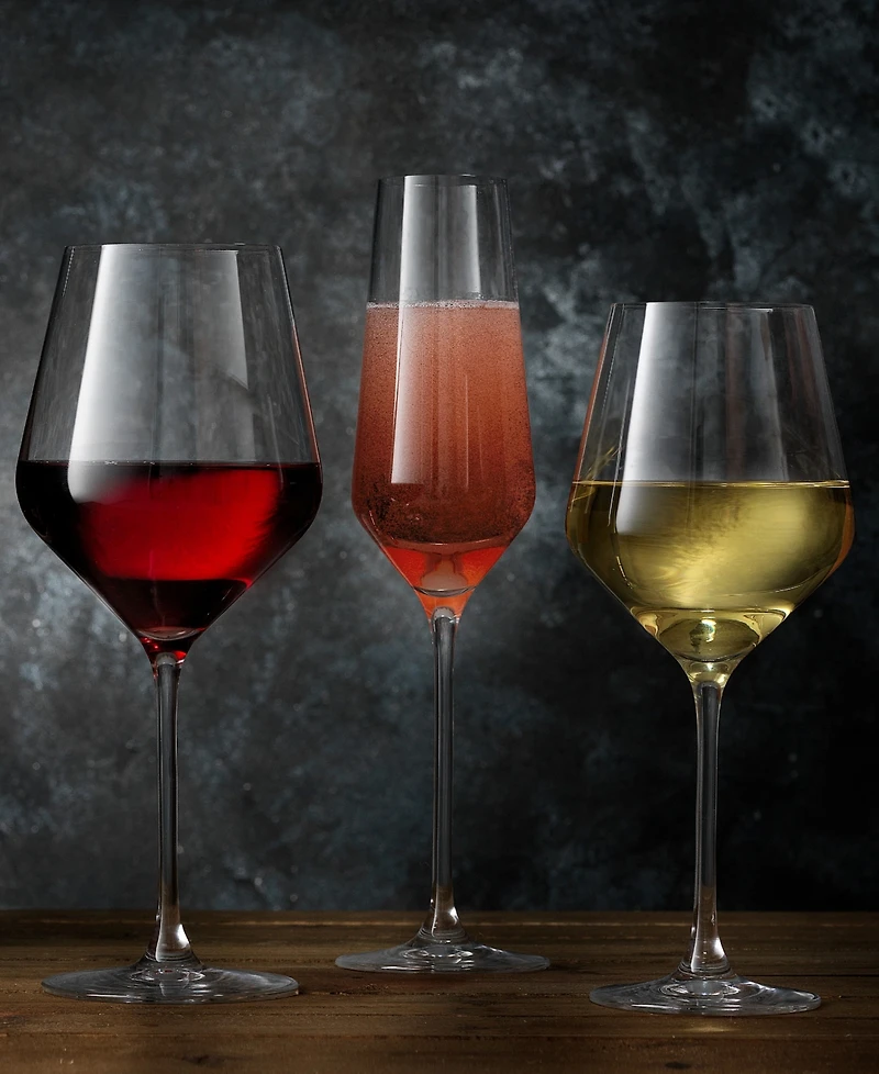 JoyJolt Layla Wine Glass Collection, Set of 12