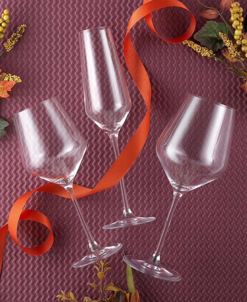JoyJolt Layla Wine Glass Collection, Set of 12
