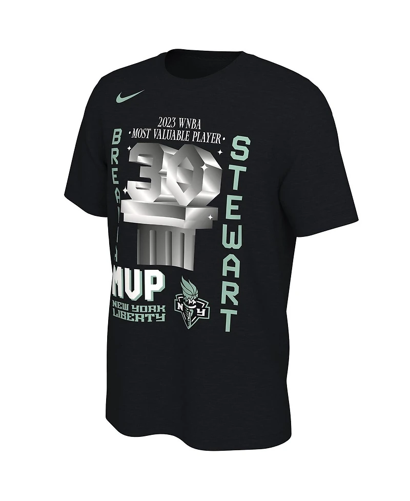 Men's Nike Breanna Stewart Black New York Liberty 2023 Wnba Mvp T-shirt