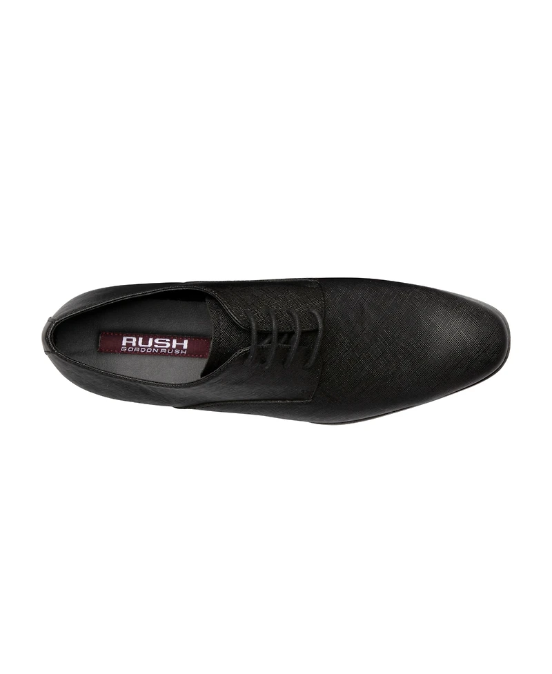 Rush Gordon Men's Milan Dress Lace-Up Plain Toe Derby Shoes