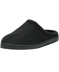 Alpine Swiss Mens Memory Foam Fleece Clog Slippers Wide Warm Slip On House Shoes
