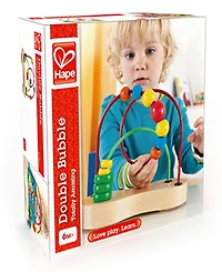 Hape Double Bubble Wooden Bead Maze Toddler Toy
