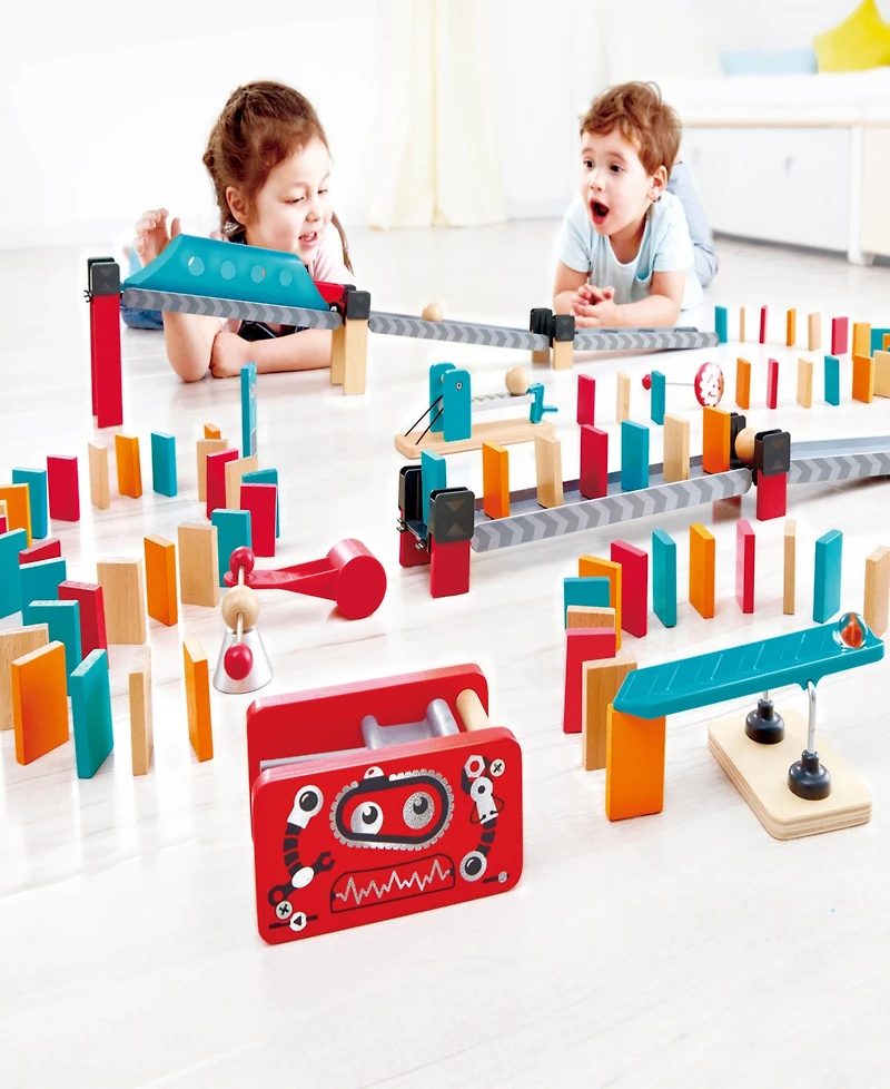 Hape Robot Factory Wooden Domino Ball Set