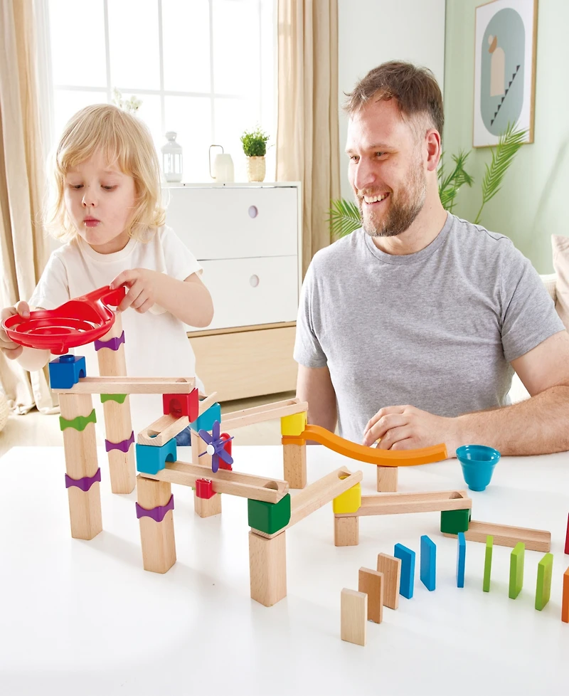 Hape Wooden Marble Run Race Track - 81 Pcs