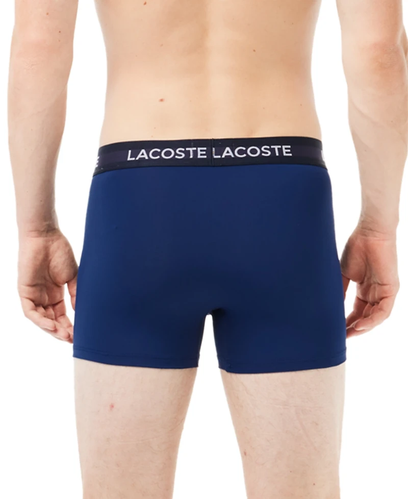 Lacoste Men's 3-Pack Microfiber Trunk Underwear