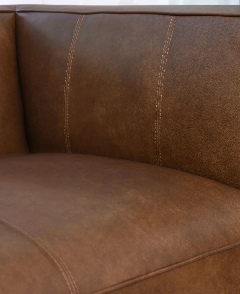 Blake 42" Leather Modern Deep Seat Chair