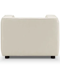 Blake 42" Leather Modern Deep Seat Chair