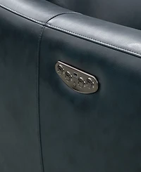 Tanya 62" Leather Power Reclining Loveseat with Power Headrest