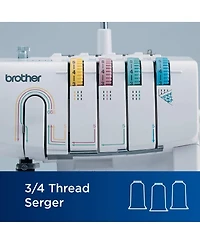 2340CV Cover Stitch Machine with Color-Coded Threading Guide
