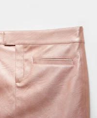 Mango Women's Metallic Skirt