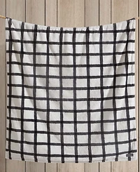 Eddie Bauer Plaid Faux Fur Throw, 50" x 60"
