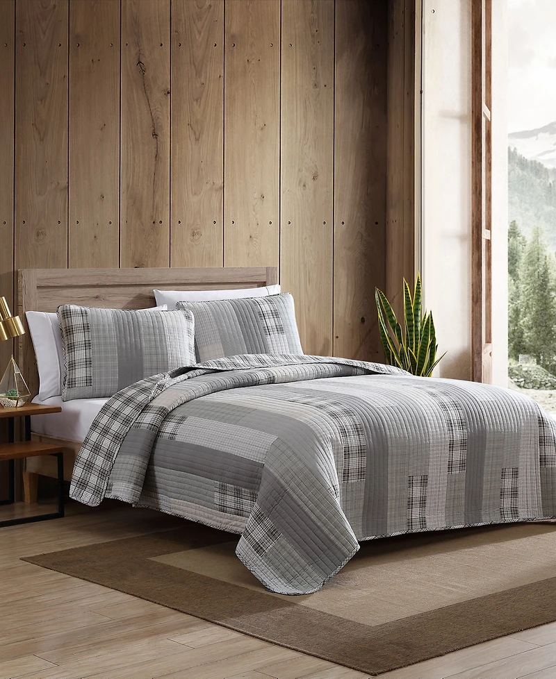 Eddie Bauer Fairview Reversible 3-Pc. Quilt Set, Full/Queen